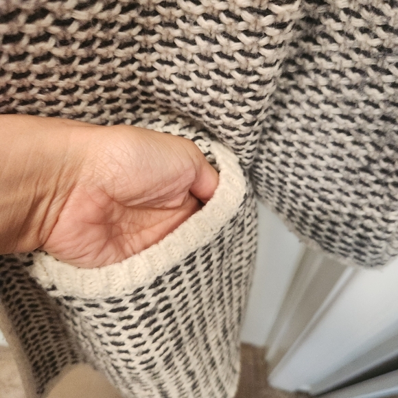 Zara wool blend cardigan sweater size m - Picture 6 of 8